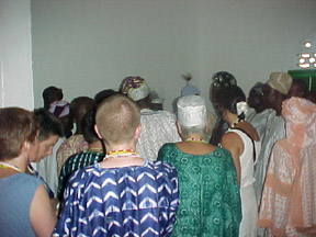Inside Sacred Shrine of Ifa