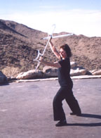 Alexis with Tiger Hook Swords